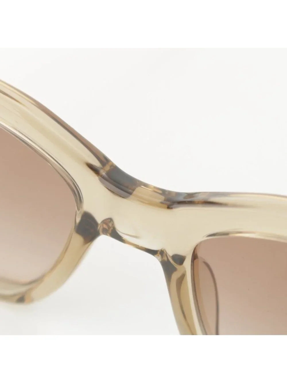 Saint Laurent Acetate Sunglasses 005 Beige Eyewear
